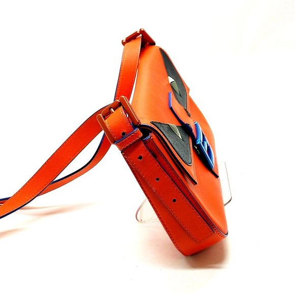 Fendi Orange Leather Crossbody Bag mon892-101625 - Picture 4 of 16